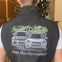 JDM PERFORMANCE NEW SOFTSHELL GILET - TWO CARS
