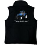 KIDS IMPACT SOFTSHELL GILET - BLUE TRACTOR ONLY