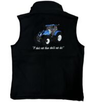 KIDS IMPACT SOFTSHELL GILET - BLUE TRACTOR ONLY