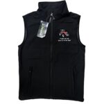 MEN'S BLACK IMPACT SOFTSHELL GILET - RED TRACTOR