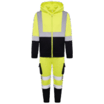 KIDS HI-VIS SAFETY REFLECTIVE TRACKSUIT - YELLOW