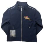 KIDS HORSE AND JOCKEY JACKET - NAVY