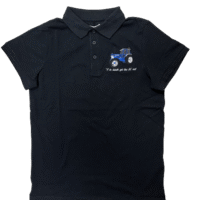 8210 POLO T-SHIRT - BLACK