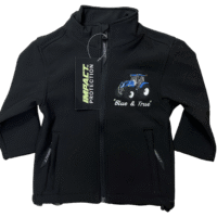 KIDS IMPACT SOFTSHELL JACKET - BLUE TRACTOR