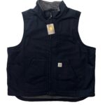 CARHARTT CANVAS GILET - BLACK