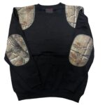 MEN'S CAMO ROUNDNECK SWEATSHIRT - BLACK