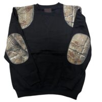MEN'S CAMO ROUNDNECK SWEATSHIRT - BLACK