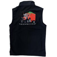 NEW MEN'S IMPACT SOFTSHELL GILET - RED TRACTOR AND TRAILER