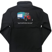 MENS IMPACT SOFTSHELL JACKET - RED TRACTOR AND TRAILER