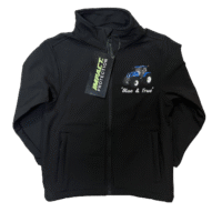 KIDS IMPACT SOFTSHELL JACKET - BLUE TRACTOR AND TANKER