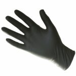 TUFFGRIP NITRILE EXTRA LONG CUFF MILKING GLOVES - 100PK BLACK