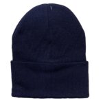 MEN'S BLACK BEANIE HAT - NAVY