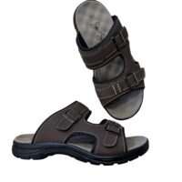 MEN'S SLIP ON SANDALS - L5011 / BROWN