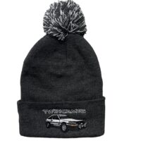 TWINCAM CAR BOBBLE HAT - GREY