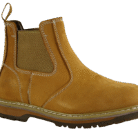MEN'S GROUNDWORK SLIP ON SAFETY BOOT - HONEY