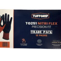 12PK BOXED TUFF GRIP NITRI FLEX GLOVES - TG251 / 9L