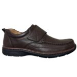 MEN'S CHARLES SOUTHWELL VELCRO SHOE / DESMOND - BROWN