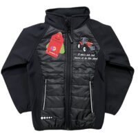KIDS HUNTER RED TRACTOR JACKET