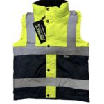 KIDS HI-VIS IMPACT SLEEVELESS GILET - YELLOW
