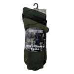 3PK MILITARY BOOT SOCKS - GREEN