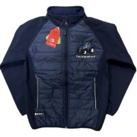 KIDS HUNTER BLUE TRACTOR JACKET - NAVY