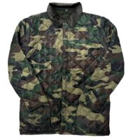 MEN'S FLEECE LINED CAMO JACKET - GREEN