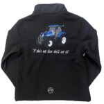 KIDS BLUE TRACTOR BACK LOGO - BLACK