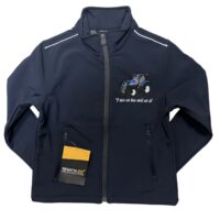 KIDS BLUE TRACTOR JACKET - NAVY