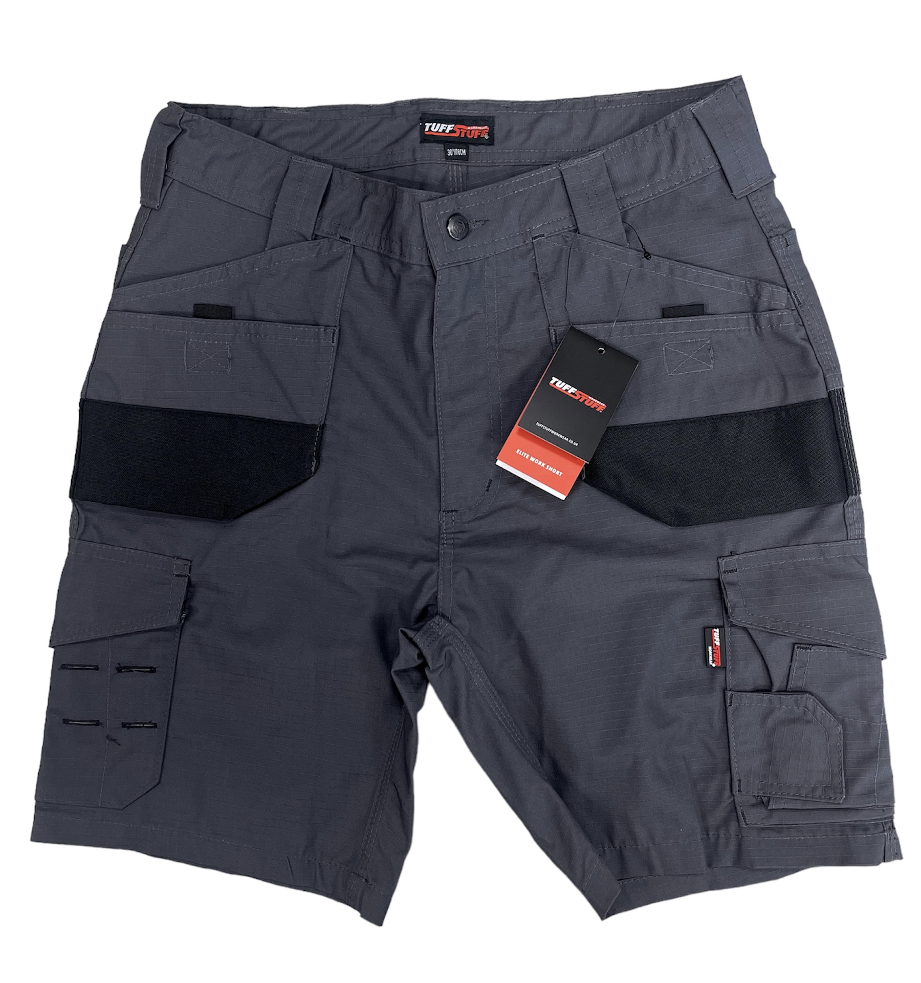 MEN'S TUFF STUFF WORK SHORTS - GREY