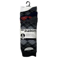 MEN'S DIAMOND 3PK COTTON RICH SOCKS