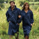 CHAMPION STORM LONG WATERPROOF COAT - NAVY