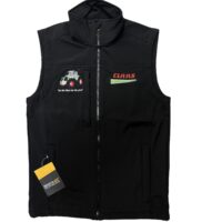 LET THE CLAAS SEE THE GRASS GILET - BLACK