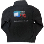 KIDS IMPACT SOFTSHELL JACKET - RED TRACTOR AND TRAILER