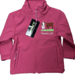 KIDS IMPACT PINK SOFTSHELL JACKET - FARM