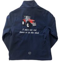 KIDS RED TRACTOR BACK LOGO - NAVY