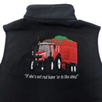 MEN'S NEW IMPACT SOFTSHELL GILET - RED TRACTOR AND TRAILER
