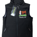 Kids Impact Black Softshell Bodywarmer - Farm