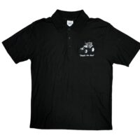 SIMPLY THE BEST POLO T-SHIRT TRACTOR - BLACK