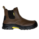 IMPACT BOSS MENS SLIP ON SAFETY BOOTS - BROWN