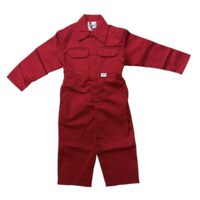 KIDS TEARAWAY OVERALLS - RED