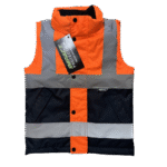 KIDS HI-VIS IMPACT SLEEVELESS GILET - ORANGE
