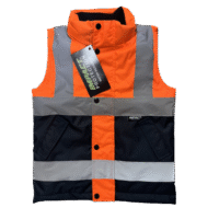 KIDS HI-VIS IMPACT SLEEVELESS GILET - ORANGE