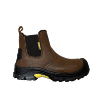 KIDS IMPACT BOSS SAFETY BOOTS - BROWN