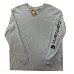 CARHARTT LONG SLEEVE T/SHIRT - GREY