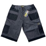 MEN'S STANDSAFE CONTRAST WORK SHORTS - GREY/BLACK