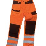 SLIM FIT ORANGE TROUSERS