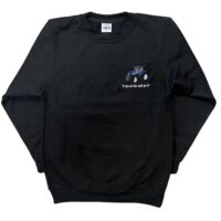 MEN'S SWEATSHIRT BLACK - BLUE TRACTOR