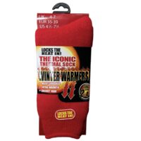 LADIES ICONIC THERMAL SOCK - RED