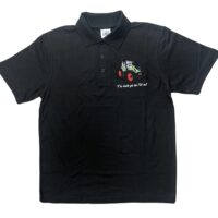724 POLO T-SHIRT - BLACK