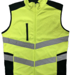 MEN'S HI-VIS TWO-TONE SOFTSHELL BODYWARMER